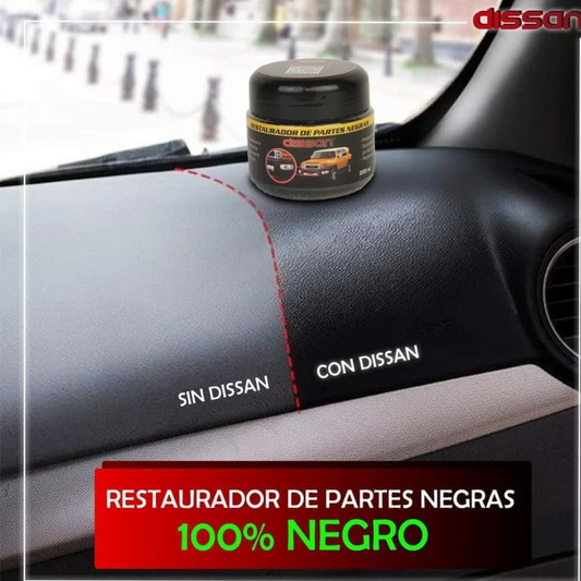 Restaurador de partes negras 200gr